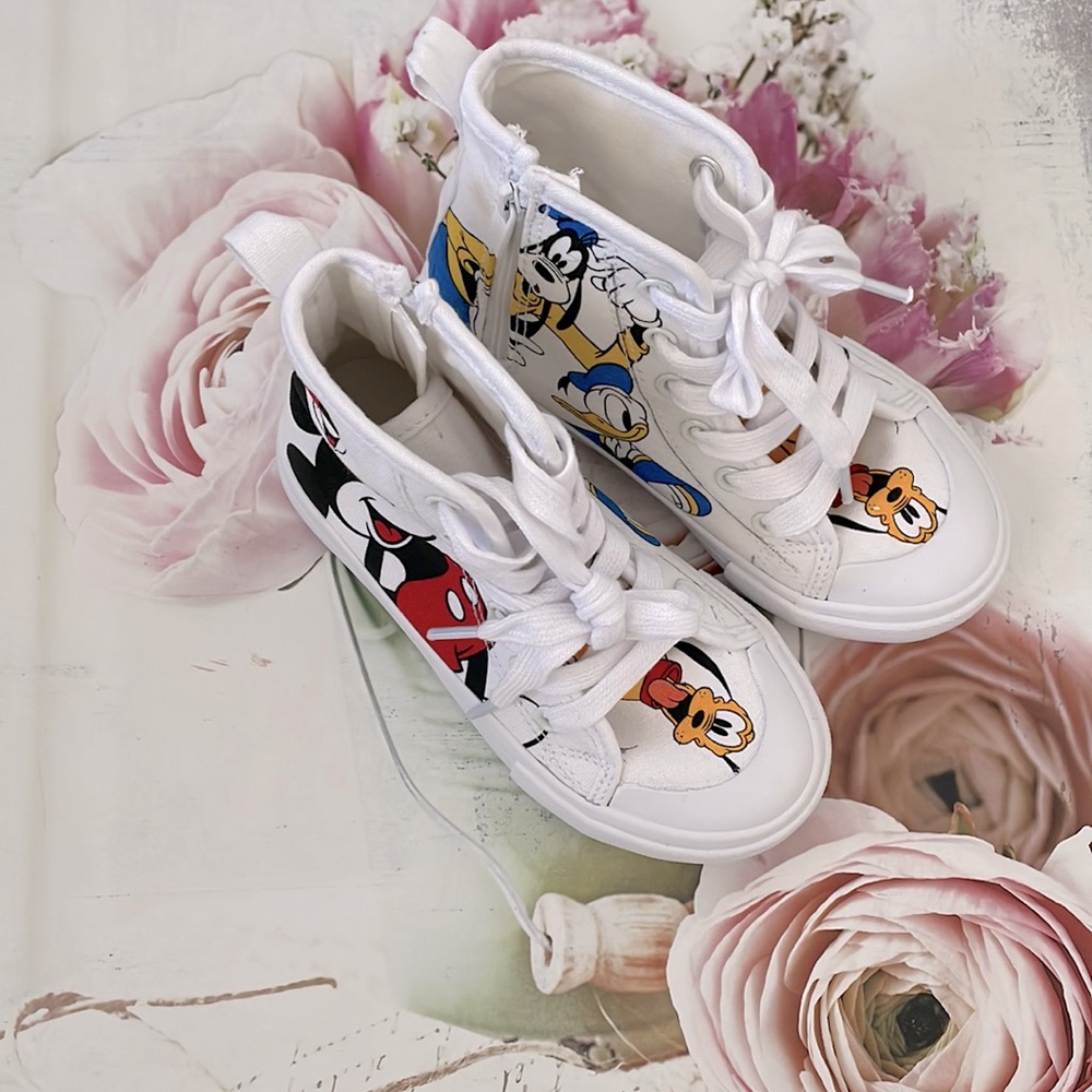 Toddler Disney Inspired High Top Sneakers